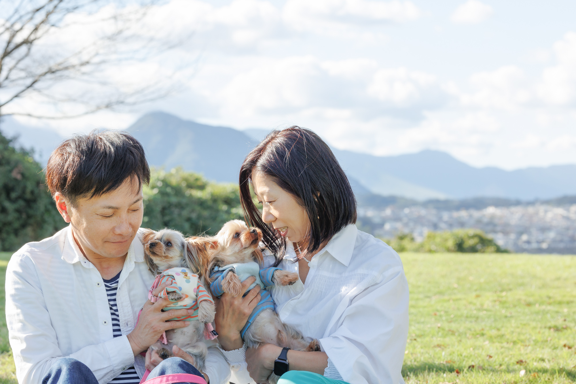大分で撮影した家族写真