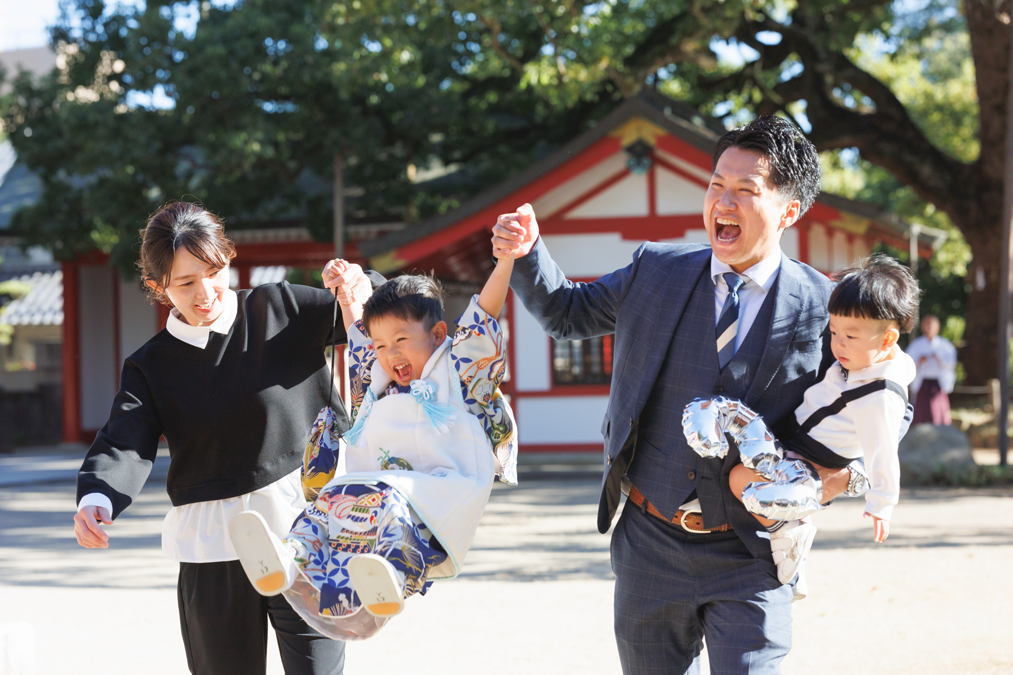 大分で撮影した家族写真5